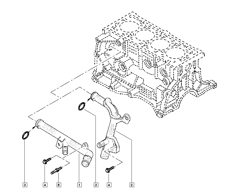 RENAULT 8200134513 - Jahutusvedeliku torustik onlydrive.pro