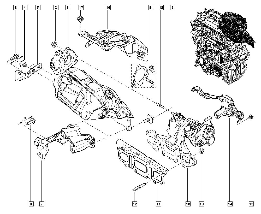 RENAULT 144105784R - Kompressor,ülelaadimine onlydrive.pro