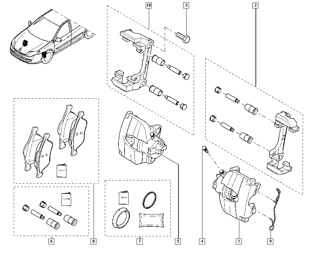 RENAULT 41060-0012R - Brake Pad Set, disc brake onlydrive.pro