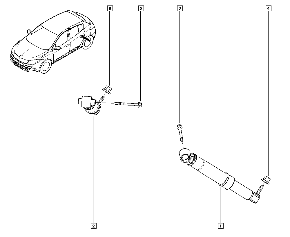 RENAULT 56 21 070 02R - Амортизатор onlydrive.pro