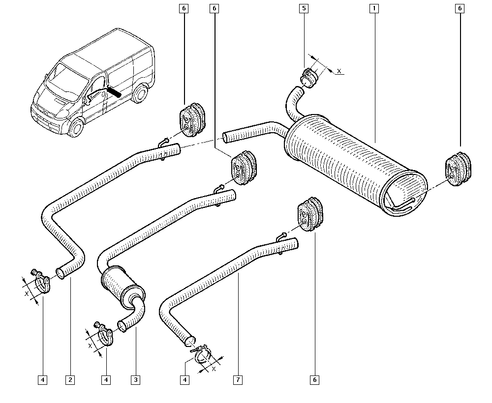 CITROËN 8200157363 - Pipe Connector, exhaust system onlydrive.pro