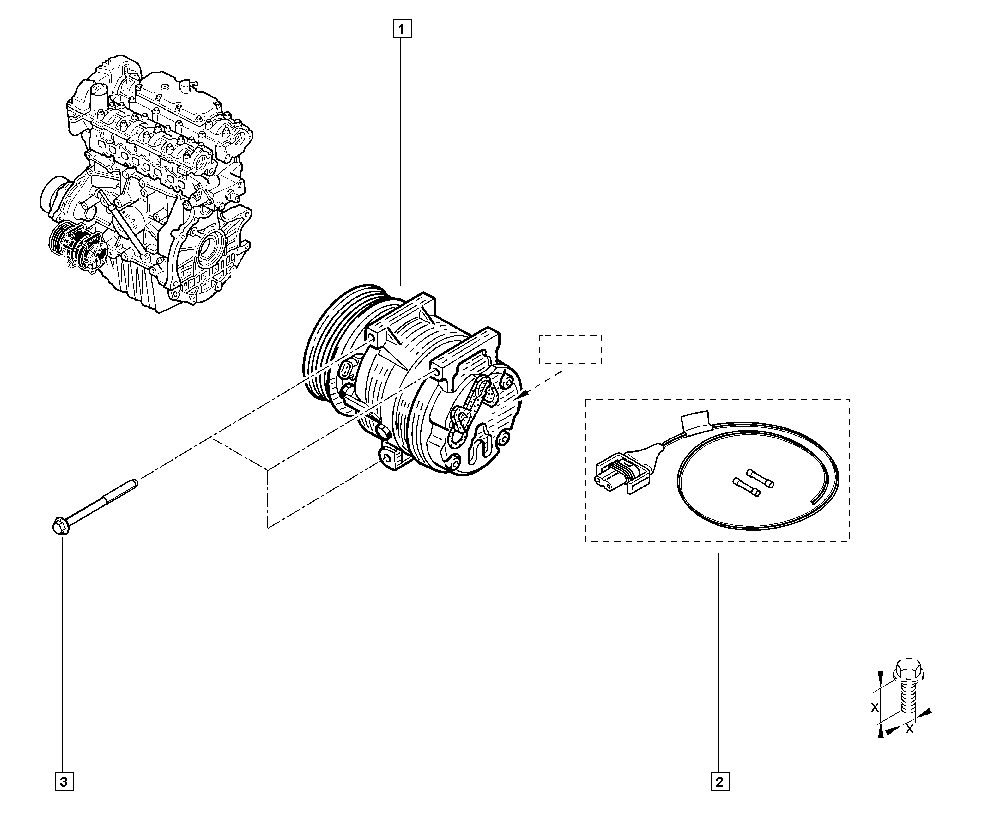 Opel 8200454172 - Kompresors, Gaisa kond. sistēma onlydrive.pro