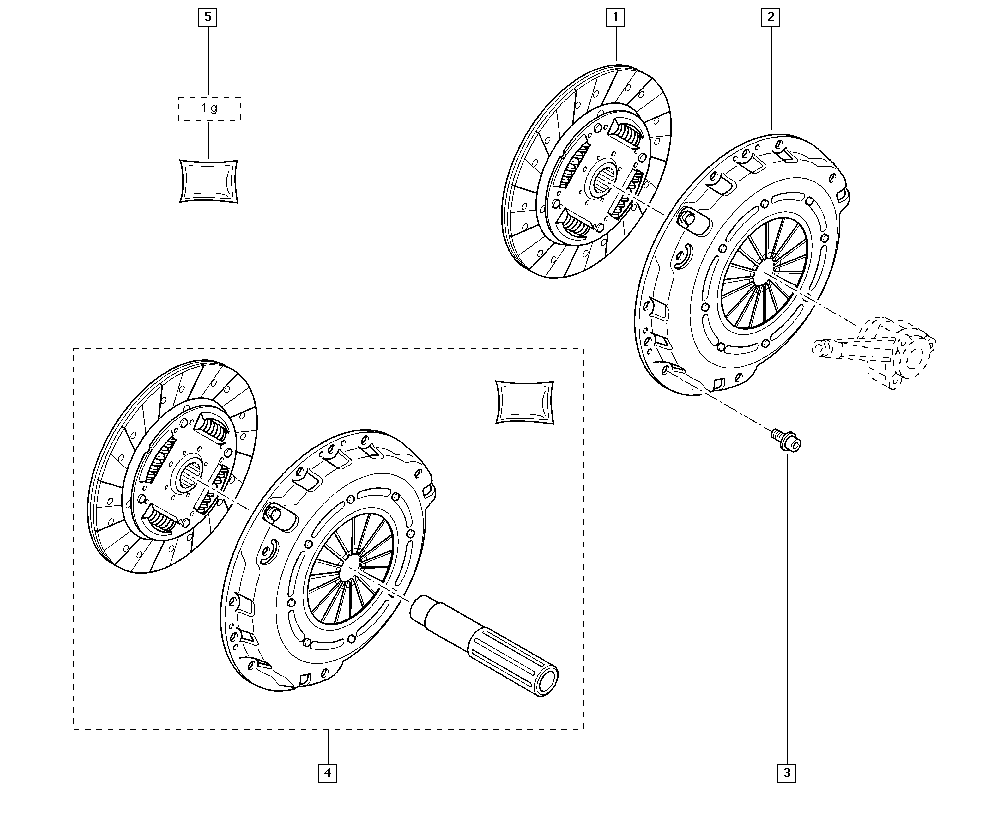 RENAULT 82 00 828 444 - Clutch Kit onlydrive.pro