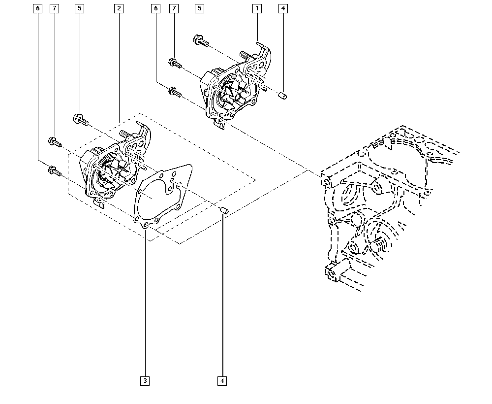 RENAULT 77 01 478 018 - Ūdenssūknis onlydrive.pro