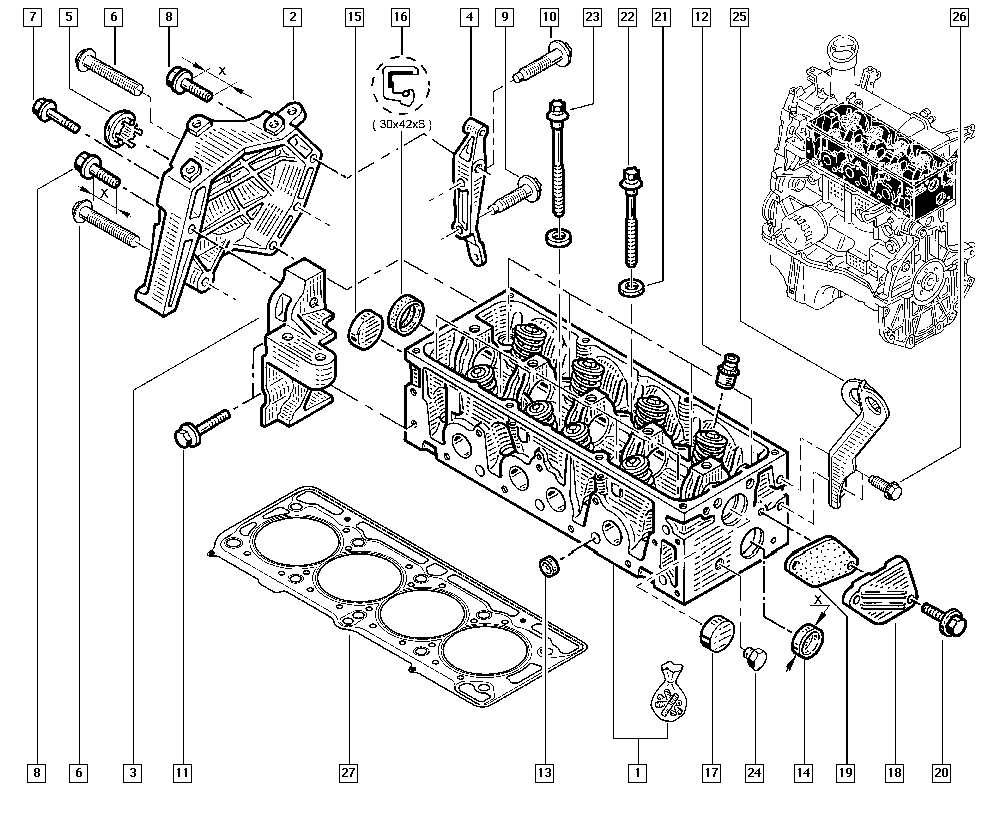 RENAULT 77 03 002 969 - Направляющий ролик, зубчатый ремень ГРМ onlydrive.pro