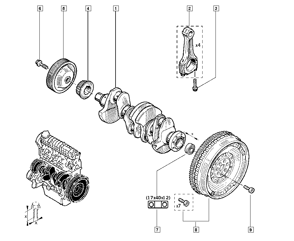 RENAULT 322021329R - Bearing onlydrive.pro