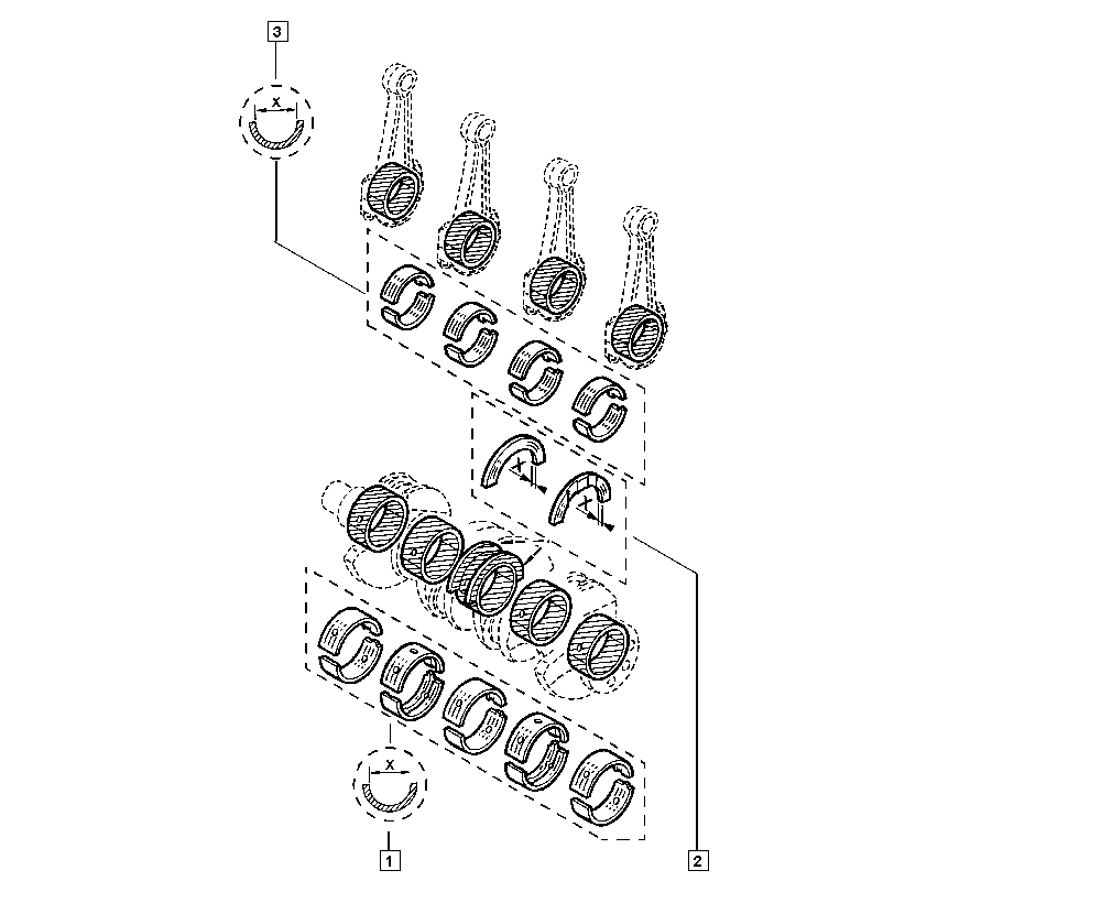 RENAULT 77 11 130 061 - Kiertokankilaakerisarja onlydrive.pro