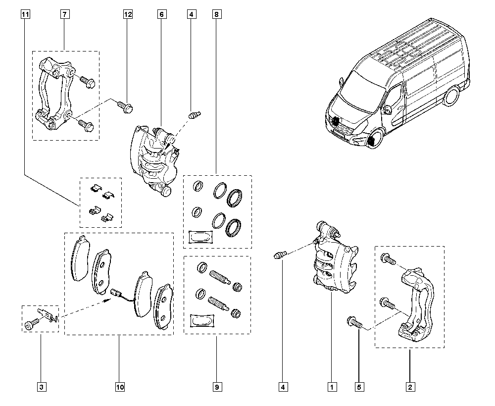 NISSAN 410603847R - Brake Pad Set, disc brake onlydrive.pro