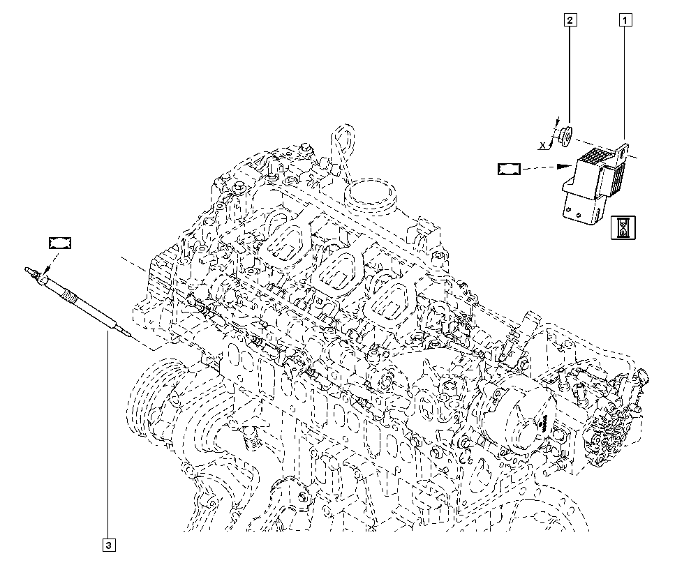RENAULT 11065 1492 R - Kaitinimo žvakė onlydrive.pro