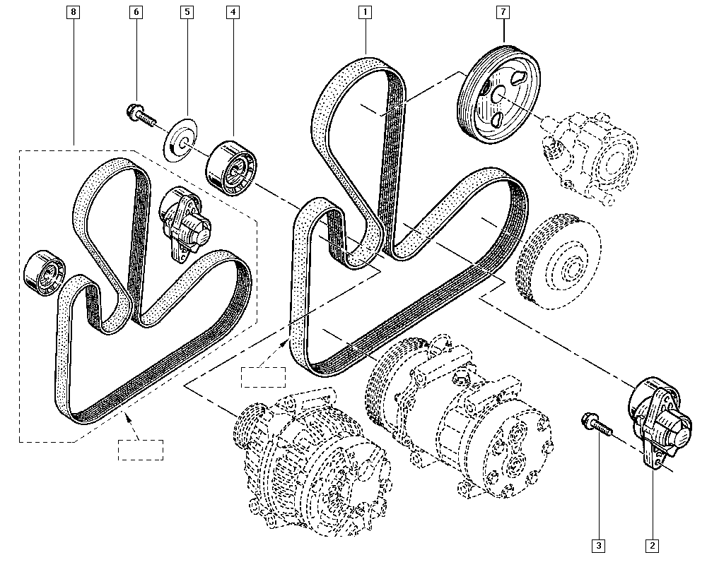 RENAULT 117206842R - Tensioner - belt onlydrive.pro