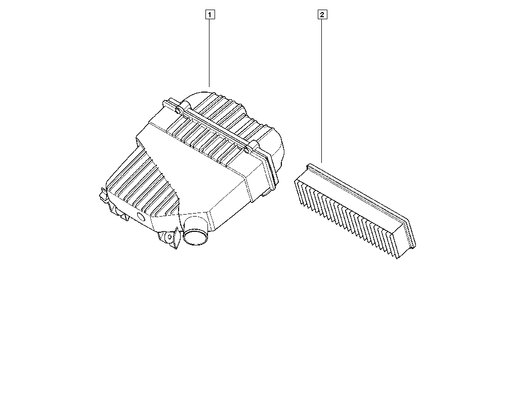 RENAULT 16 54 694 66R - Air filter onlydrive.pro