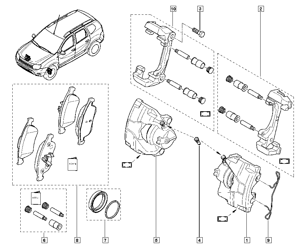 RENAULT 410600379R - Brake Pad Set, disc brake onlydrive.pro