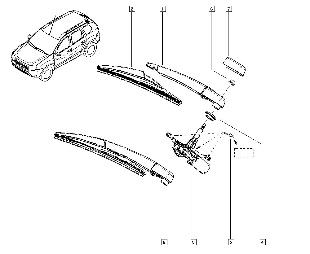 RENAULT 7701066673 - Wipers onlydrive.pro