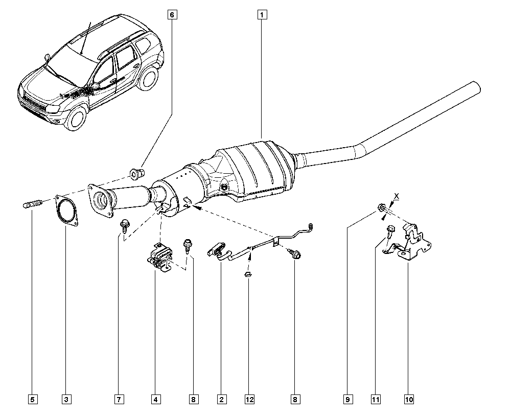 RENAULT 208150018R - Devējs, Izplūdes gāzu spiediens onlydrive.pro