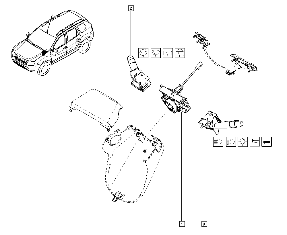 RENAULT 60 01 551 352 - Kellojousi, airbag onlydrive.pro