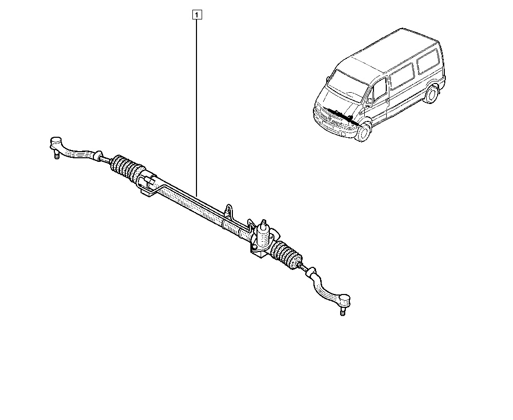 RENAULT 7711 368 325 - Steering Gear onlydrive.pro