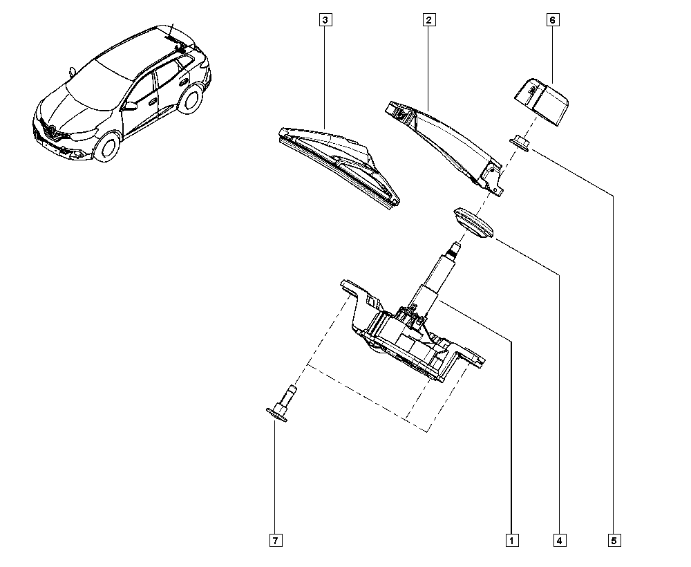 RENAULT 287902449R - Wipers onlydrive.pro