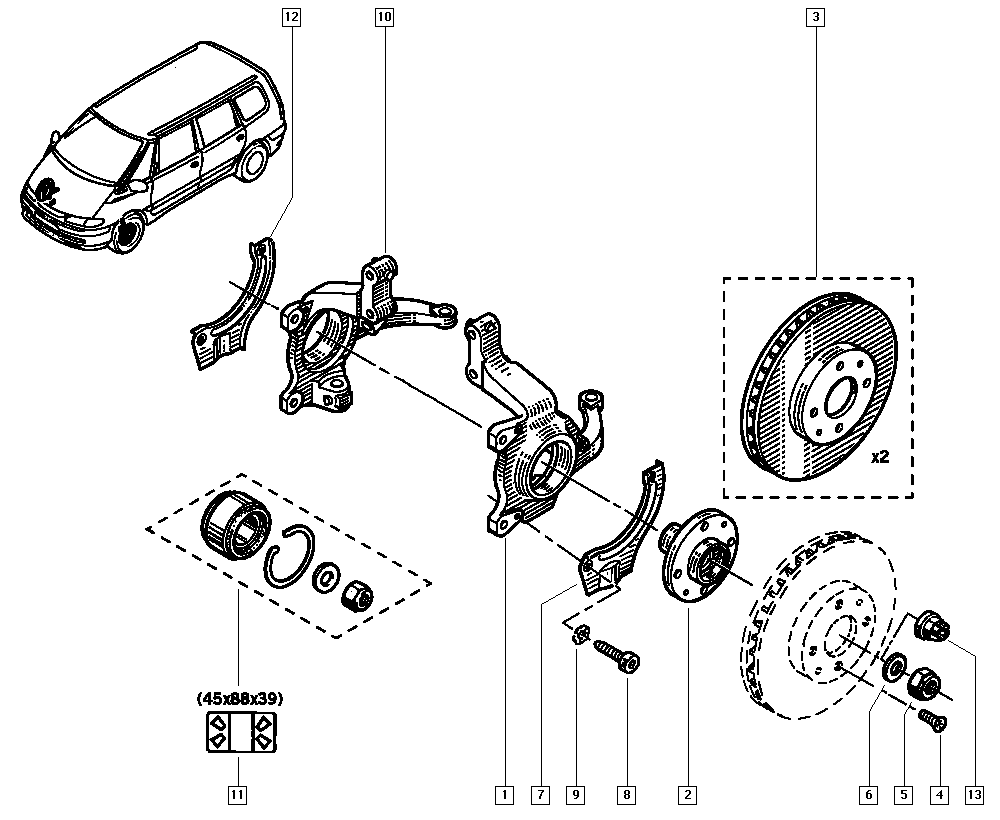 RENAULT 77.01.205.843 - Brake Disc onlydrive.pro