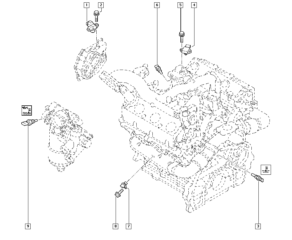 RENAULT 77 01 053 991 - Sensor, coolant temperature onlydrive.pro