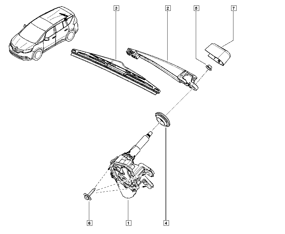 RENAULT 287908820R - Wipers onlydrive.pro