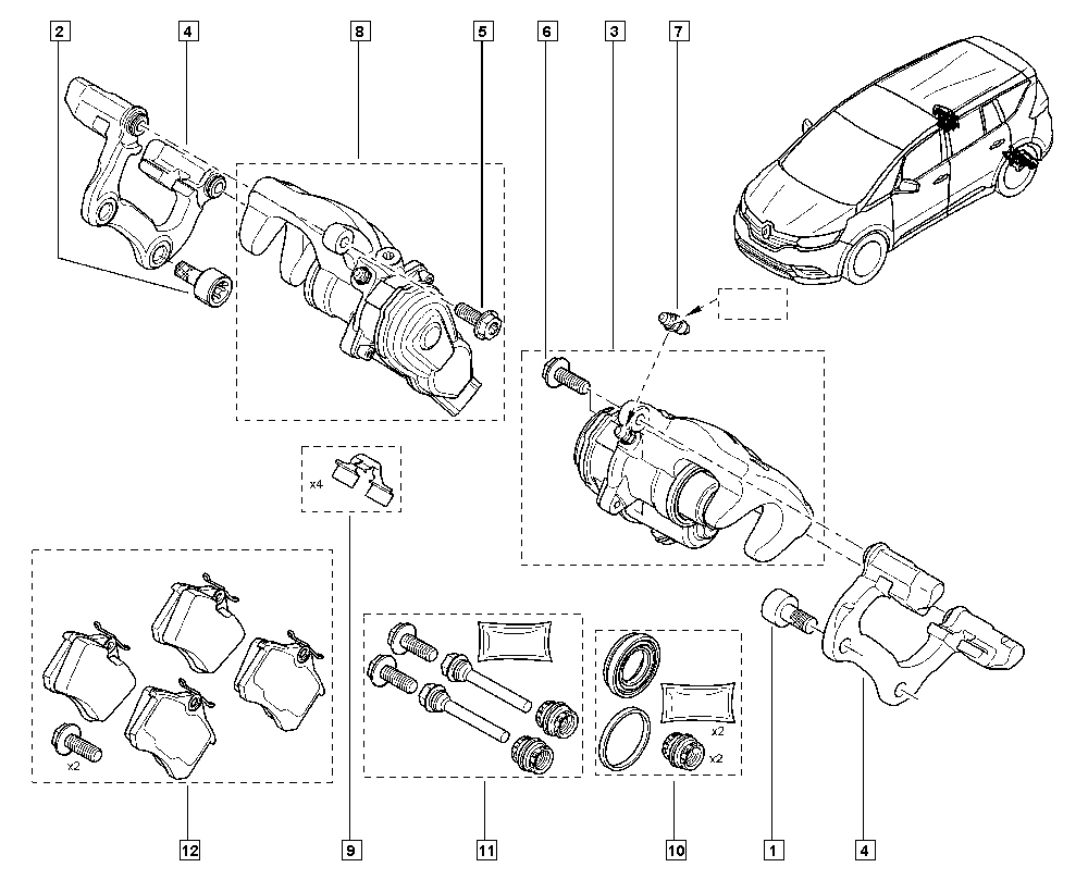 RENAULT 440110344R - Pidurisadul onlydrive.pro