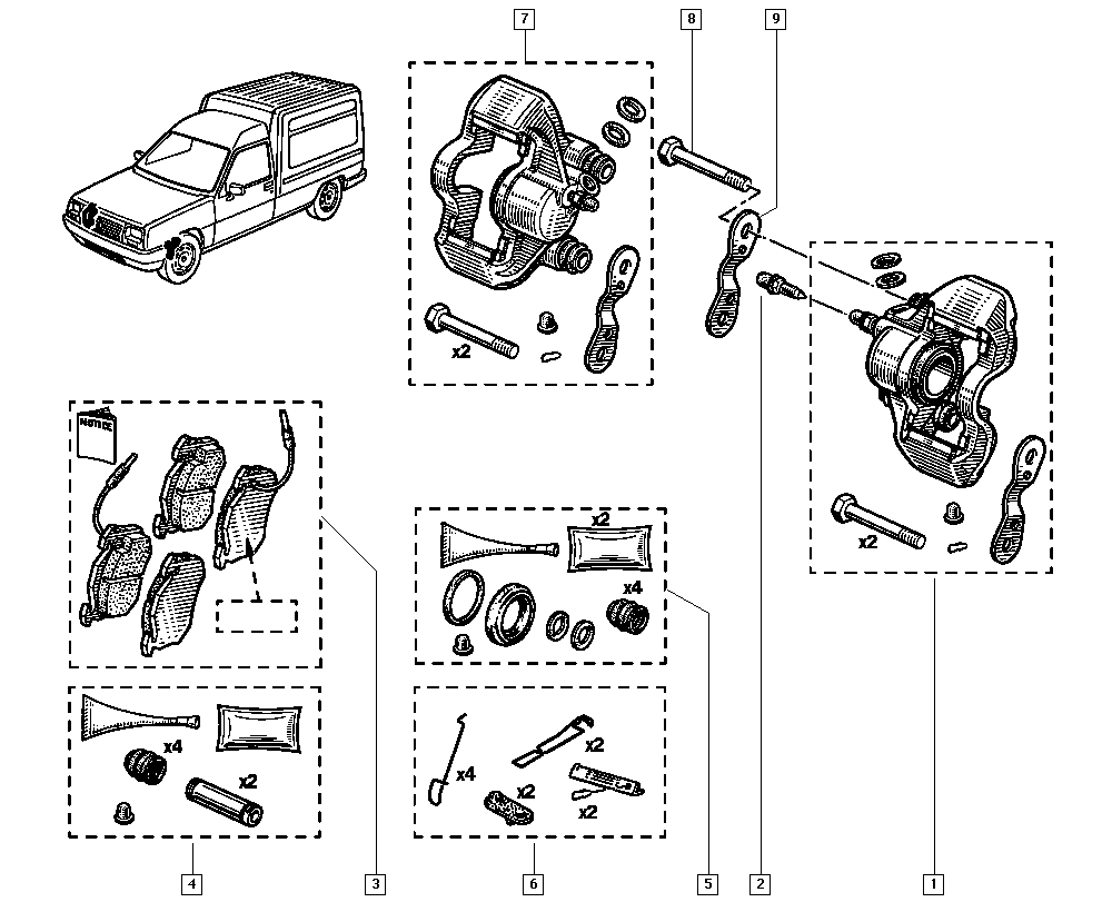 PEUGEOT 7701204530 - Brake Pad Set, disc brake onlydrive.pro