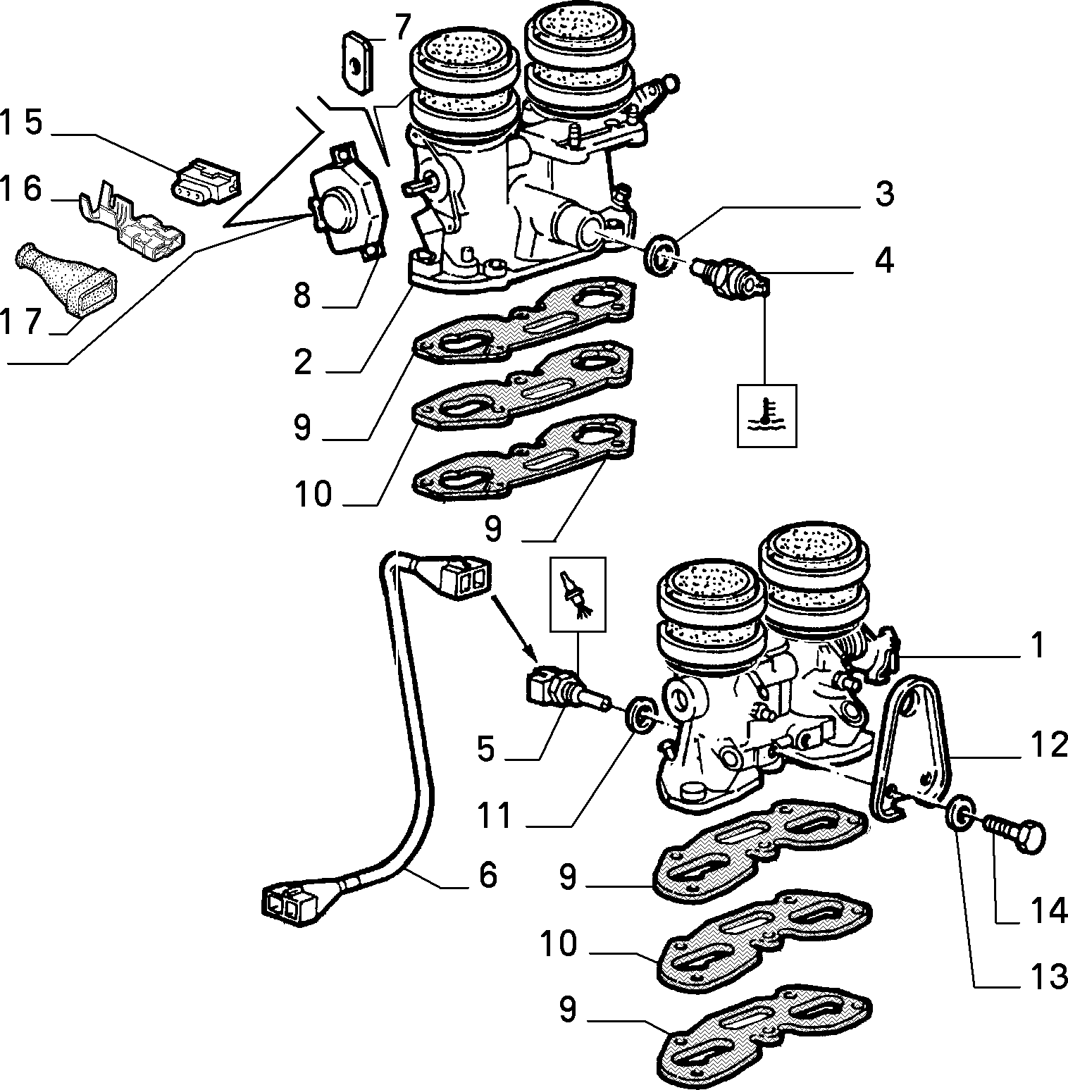 PEUGEOT 5972332 - Sensor, coolant temperature onlydrive.pro