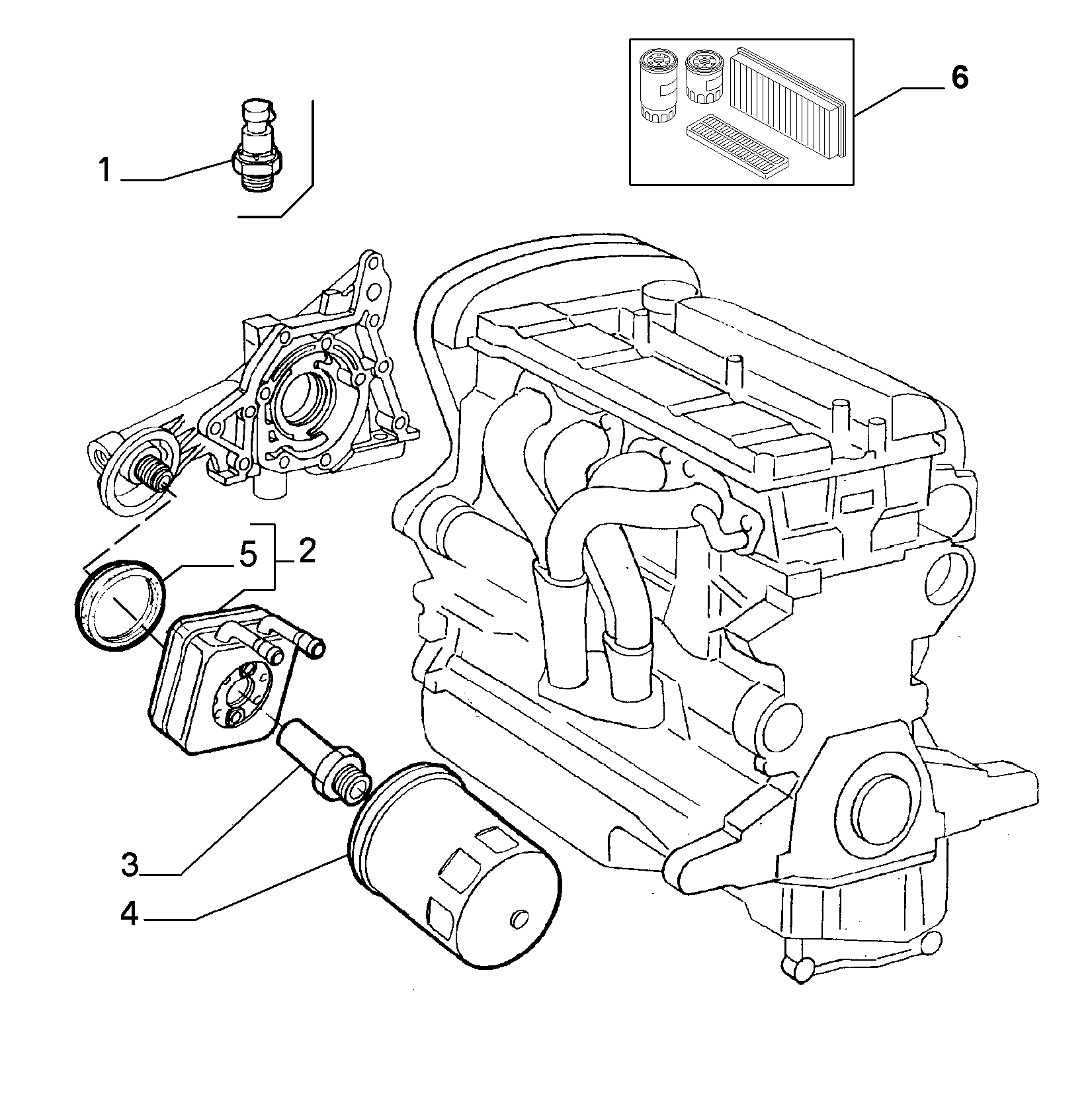 FIAT 46808398 - Масляный фильтр onlydrive.pro