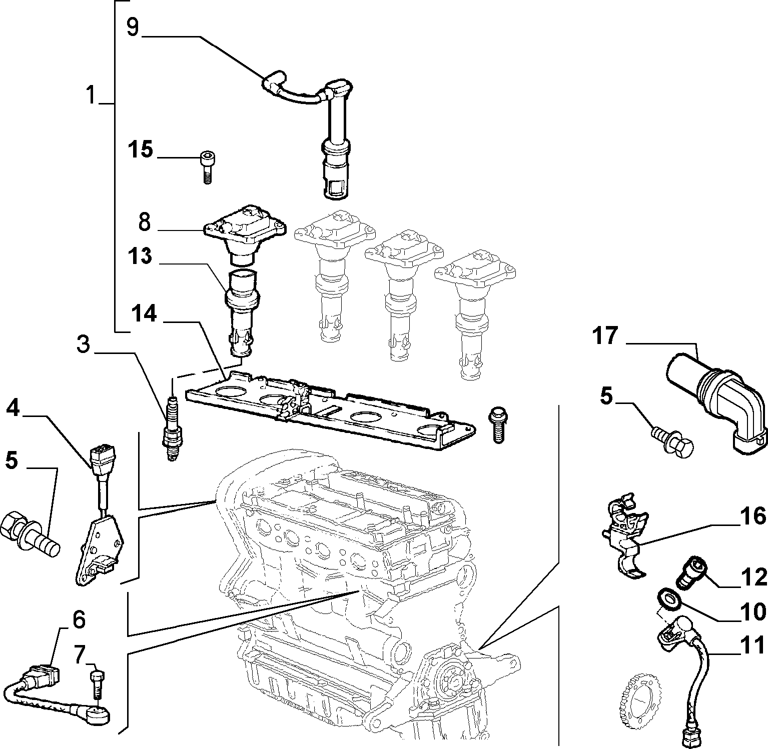 FIAT 46469867 - Knock Sensor onlydrive.pro