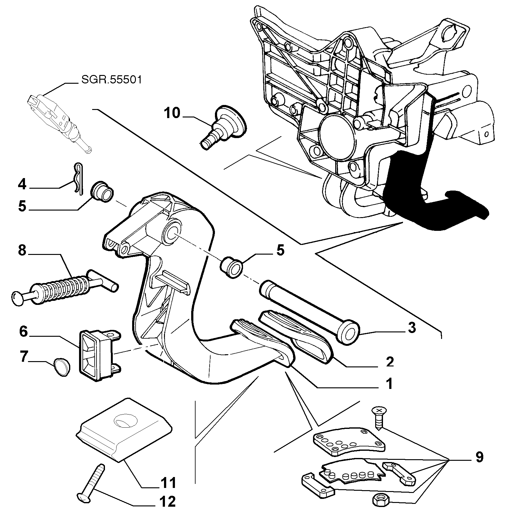 FIAT 46755865 - Accelerator Pedal Kit onlydrive.pro