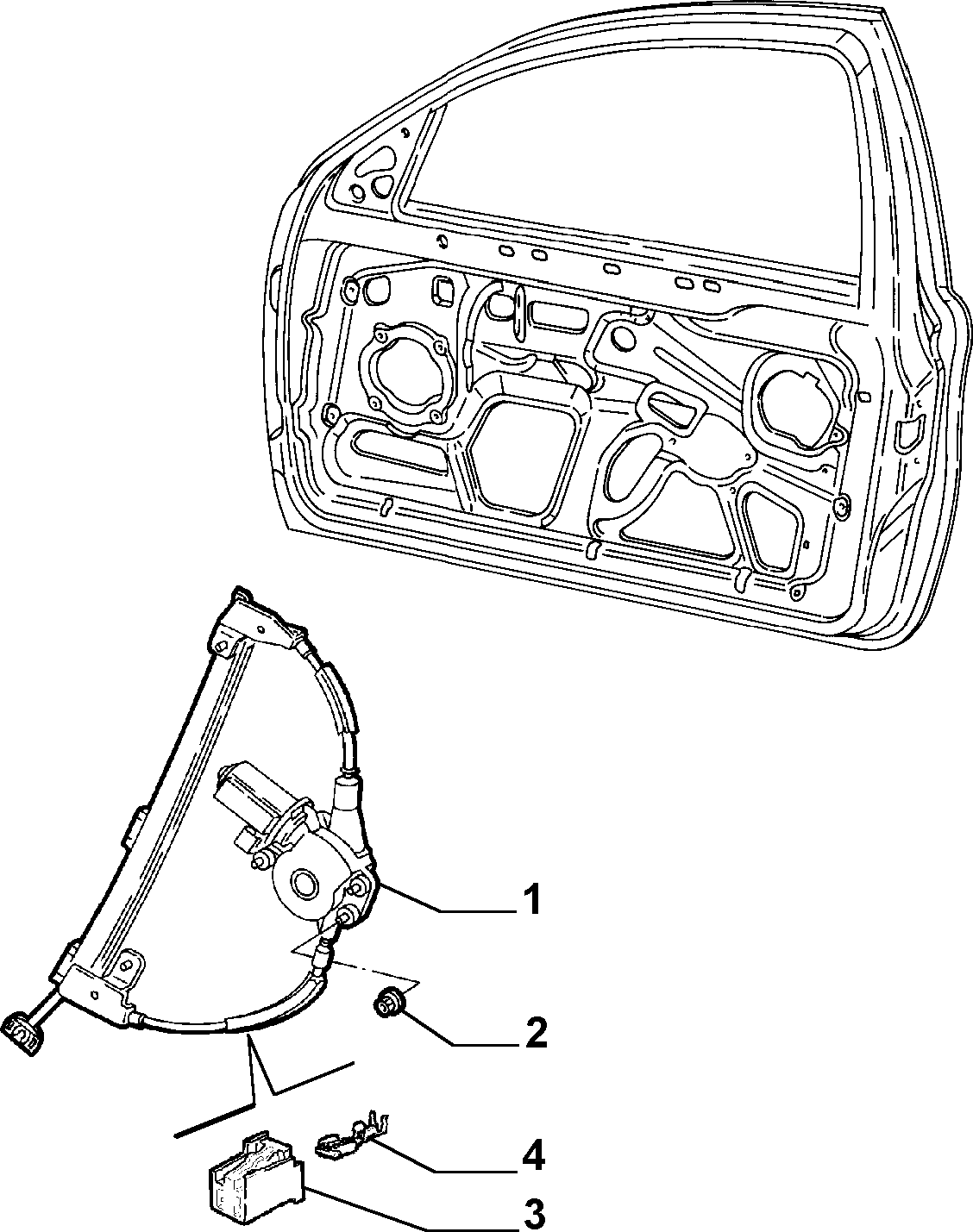 FIAT 46751870 - Window Regulator onlydrive.pro