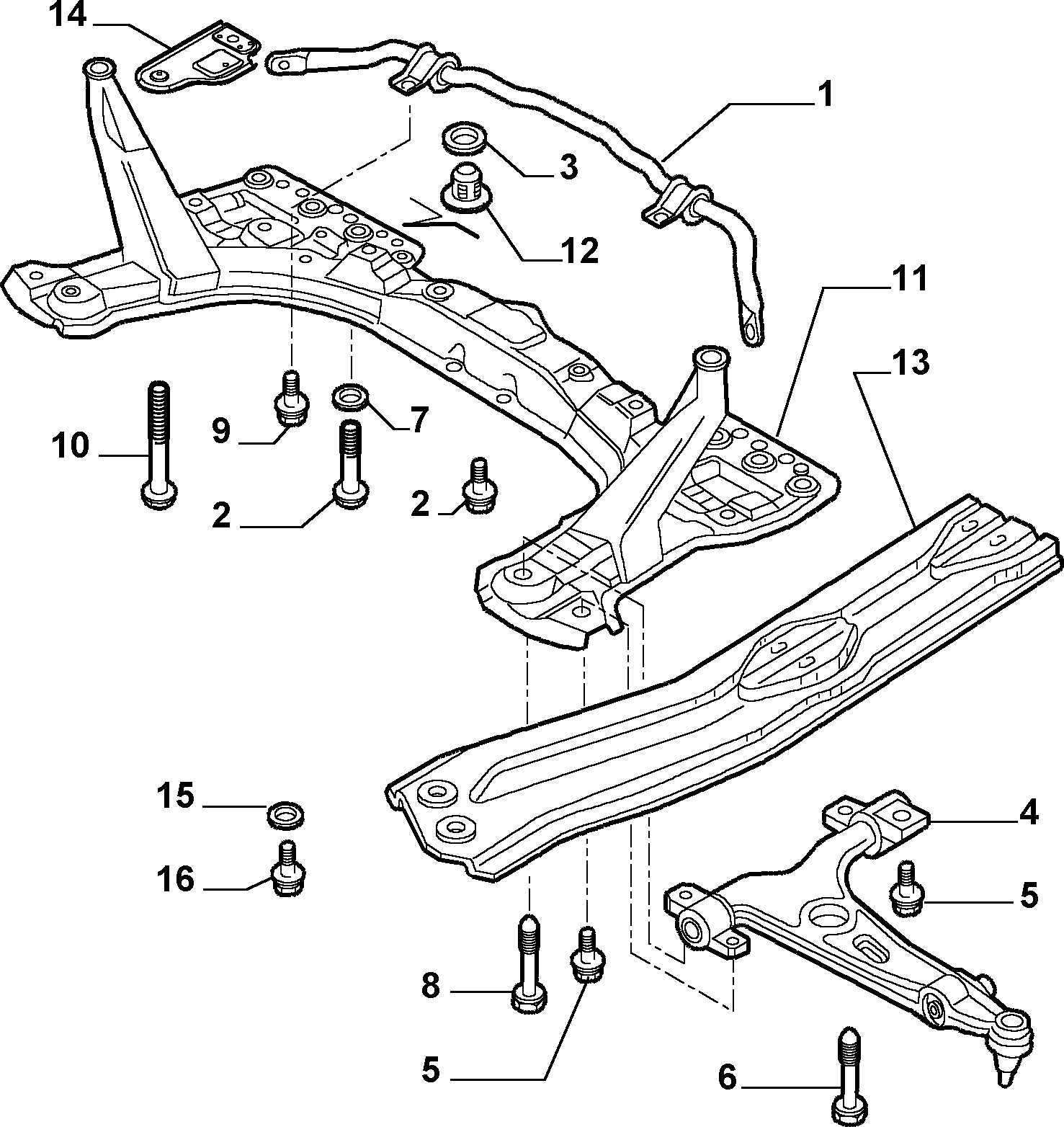 FIAT 60686892 - Track Control Arm onlydrive.pro