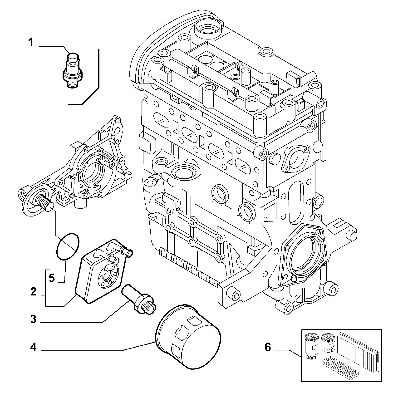 FIAT 73500506 - Eļļas filtrs onlydrive.pro