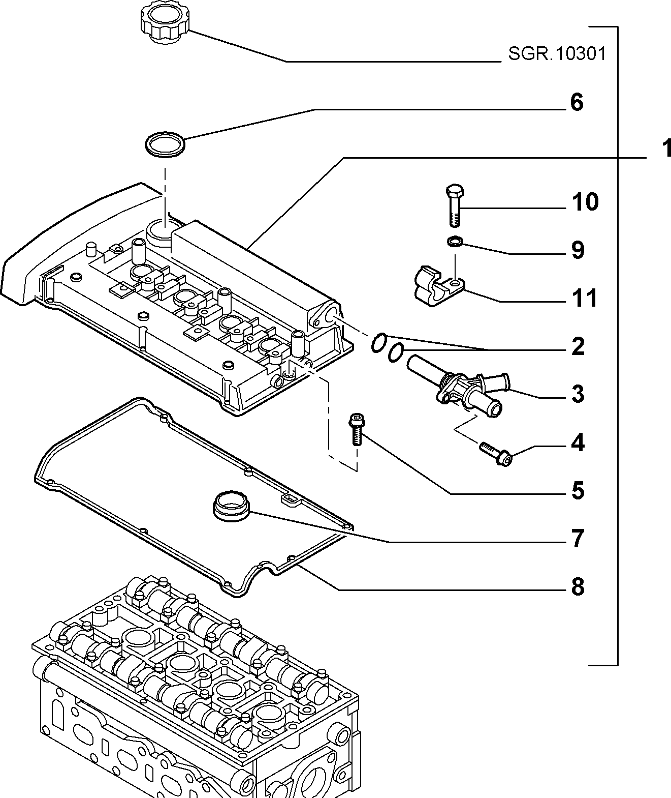 FIAT 7715492 - Tihendikomplekt, klapikaas onlydrive.pro