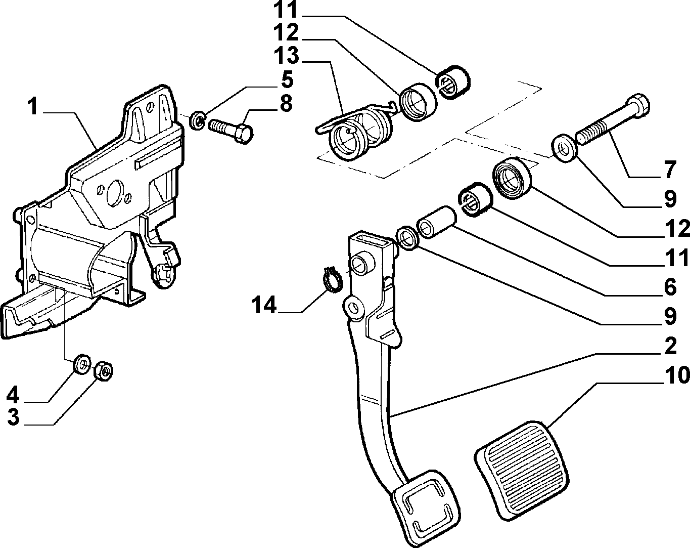 FIAT 10519621 - Vamzdžių sujungimas, išmetimo sistema onlydrive.pro