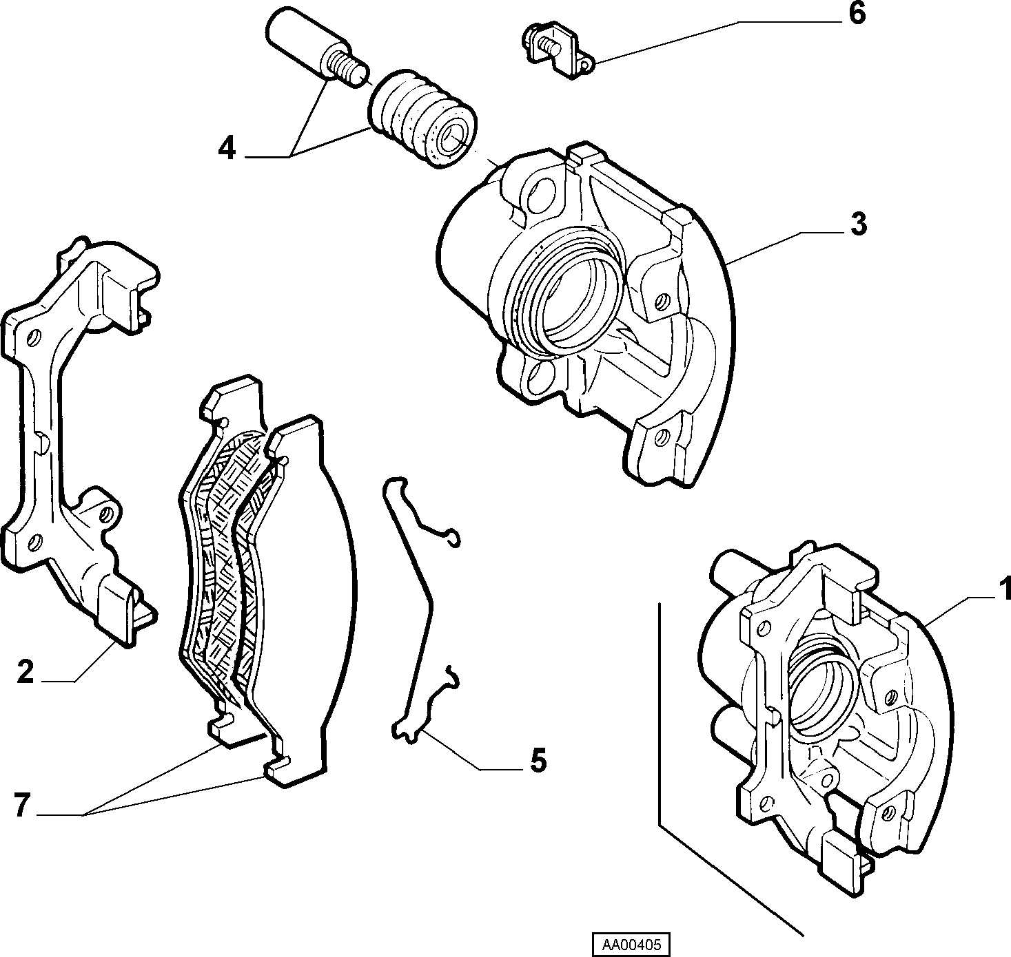 FIAT 71770959 - Piduriklotsi komplekt,ketaspidur onlydrive.pro