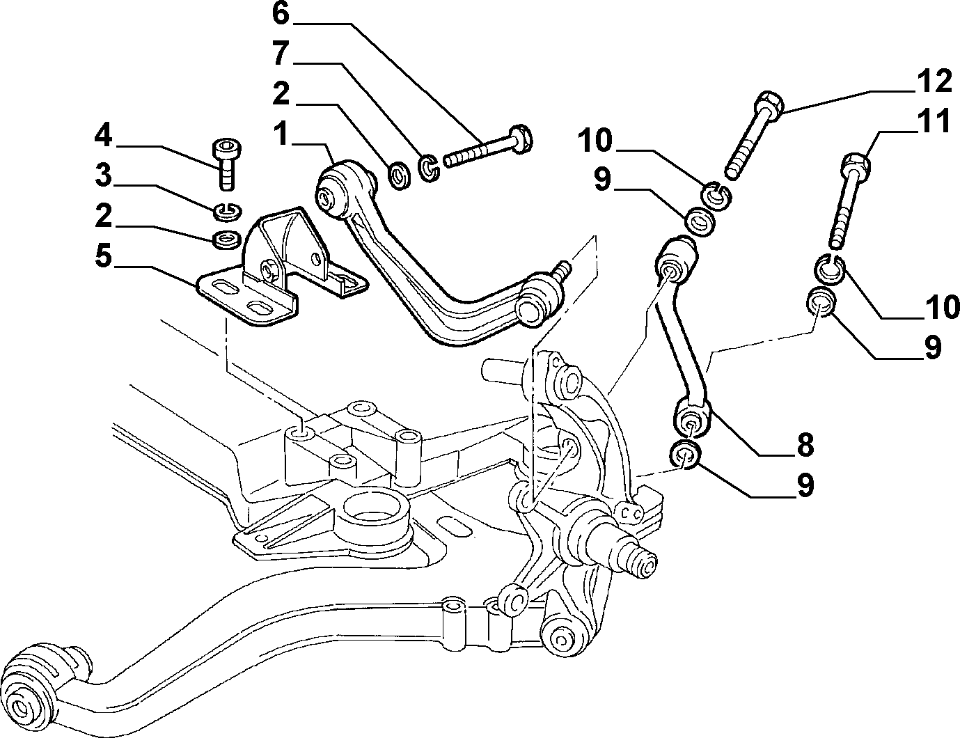 FIAT 60628295 - Rod / Strut, stabiliser onlydrive.pro