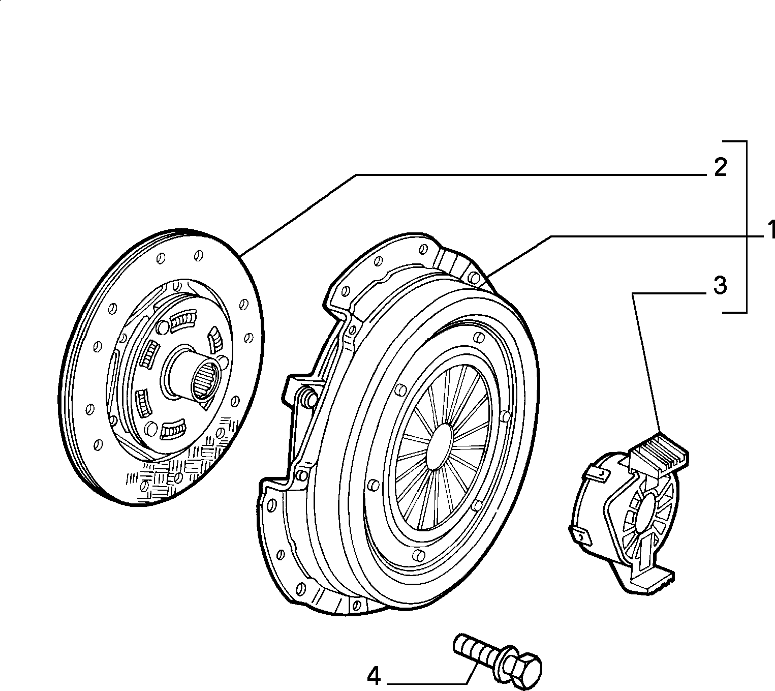 FIAT 60657198 - Clutch Release Bearing onlydrive.pro