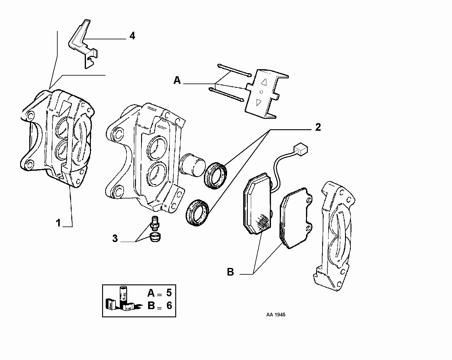 FIAT 77365258 - Remkomplekts, Bremžu suports onlydrive.pro