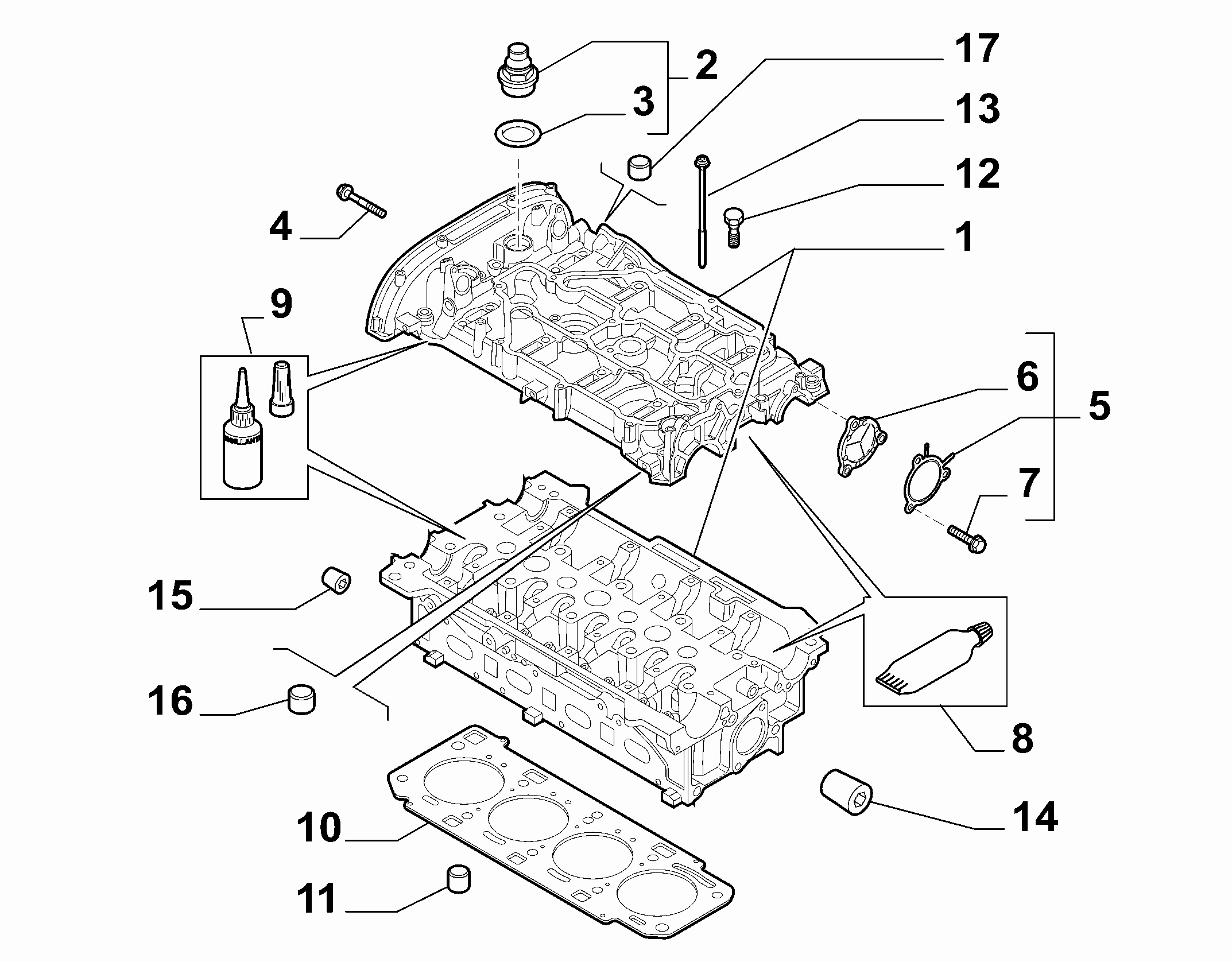 FIAT 55213959 - Gasket, cylinder head onlydrive.pro