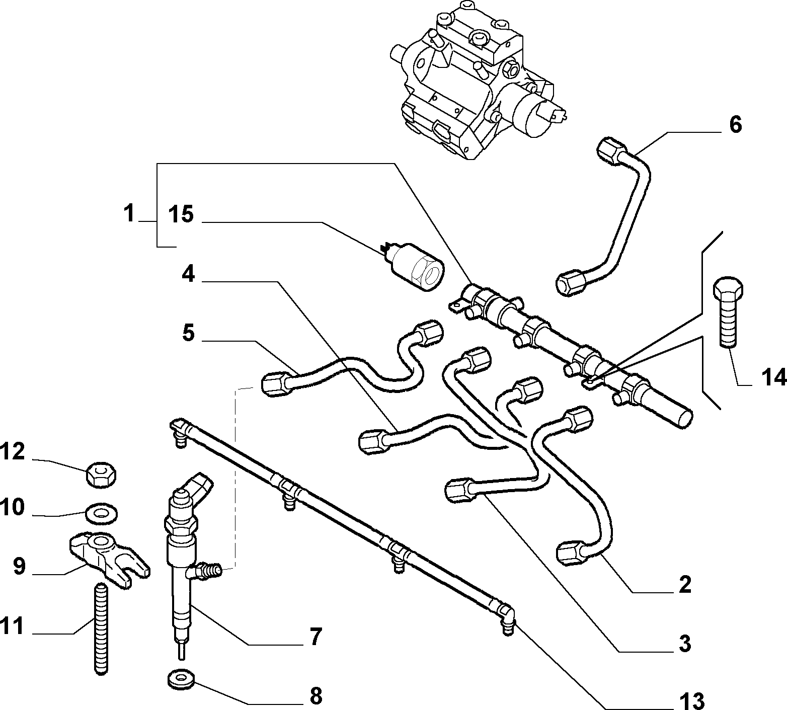 FIAT 55195078 - Fuel supply and injection (var.: 2/rev.: 0): 01 pcs. onlydrive.pro