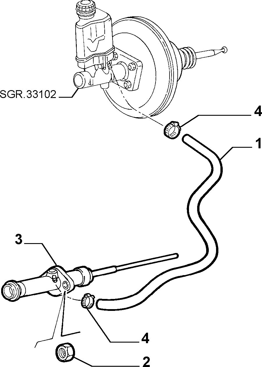 FIAT 55196177 - Master Cylinder, clutch onlydrive.pro