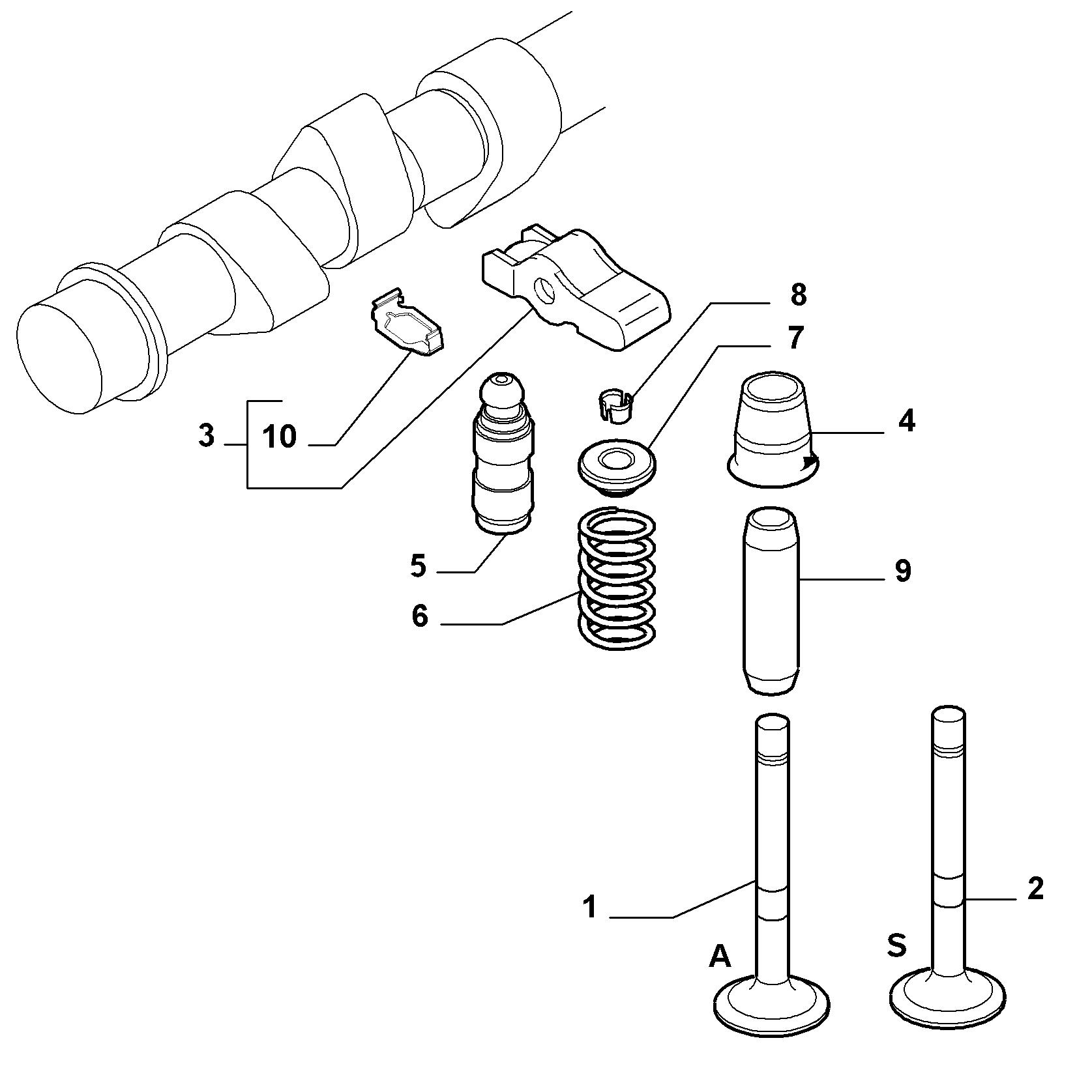 FIAT 46764765 - Finger Follower, engine timing onlydrive.pro