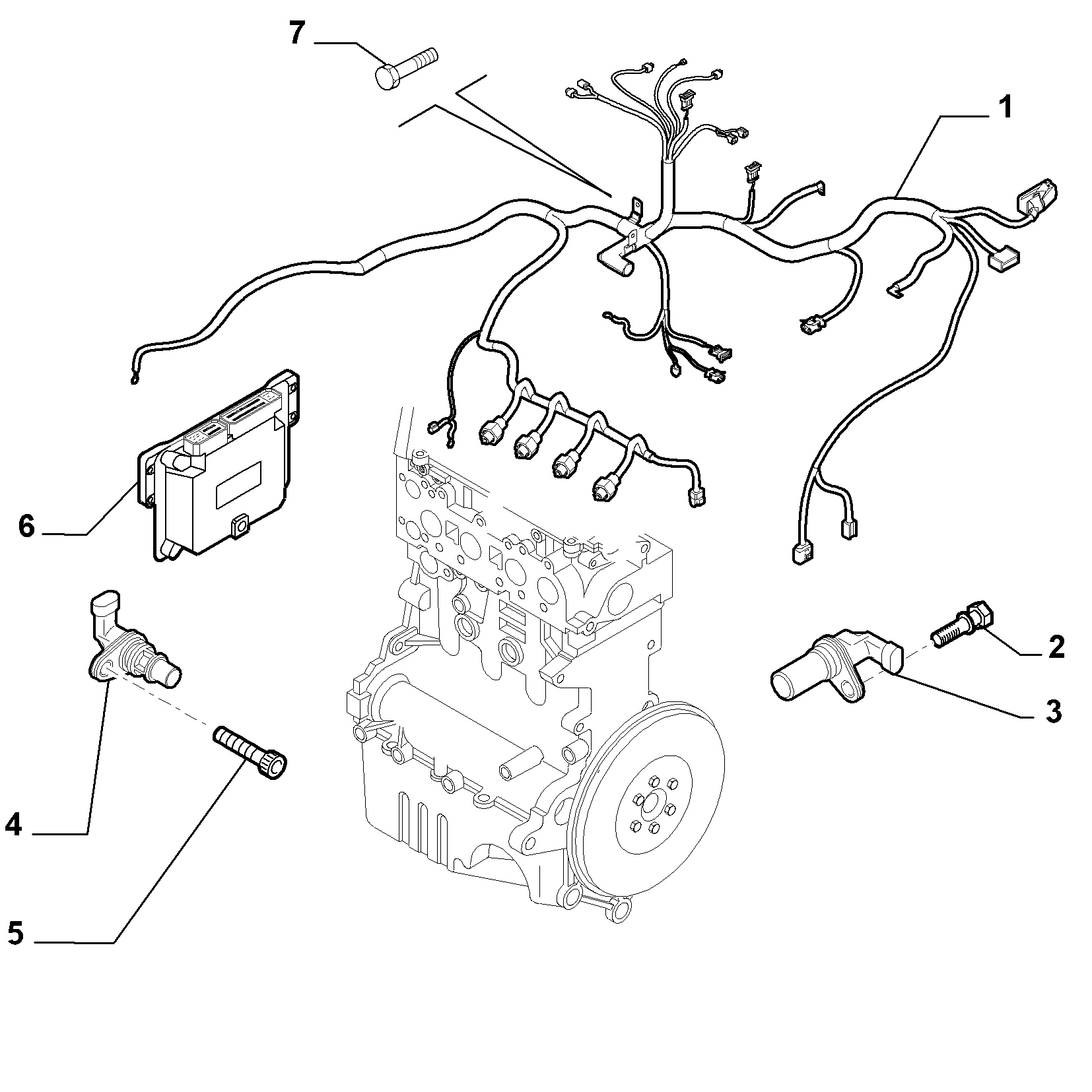 Opel 55216243 - Fuel supply and injection (var.: 4/rev.: 0): 01 pcs. onlydrive.pro