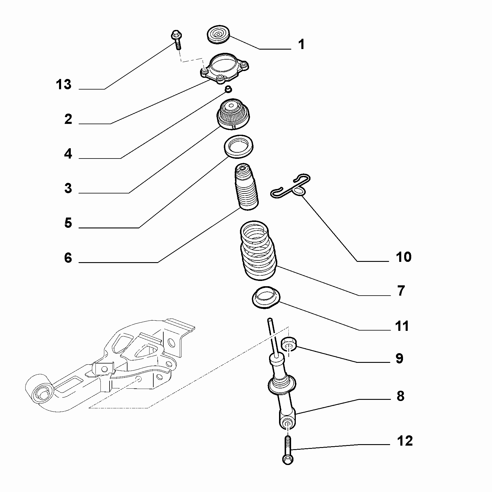 FIAT 50515203 - Top Strut Mounting onlydrive.pro