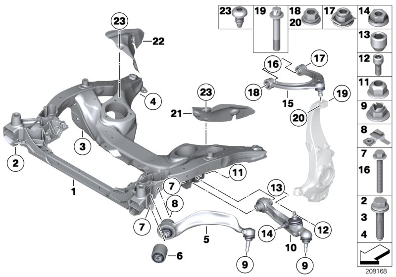 BMW 33 31 6 767 586 - Repair Kit, wheel suspension onlydrive.pro