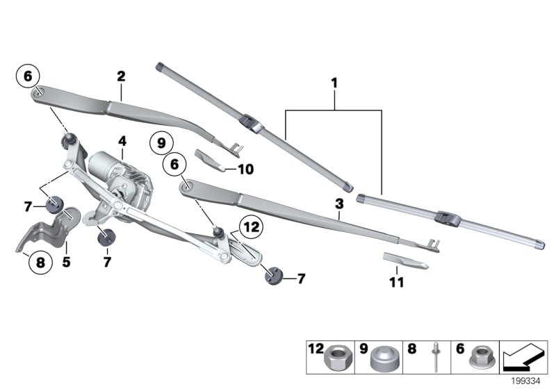 BMW 61 61 2 147 365 - Stikla tīrītāja slotiņa onlydrive.pro