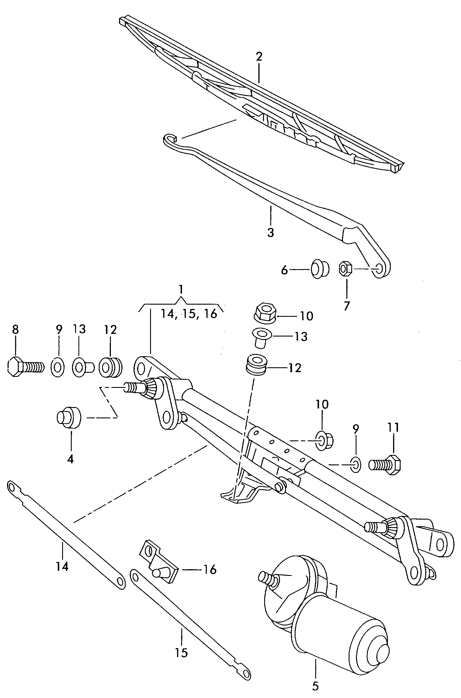 VAG 431 955 427 - Wiper Blade onlydrive.pro