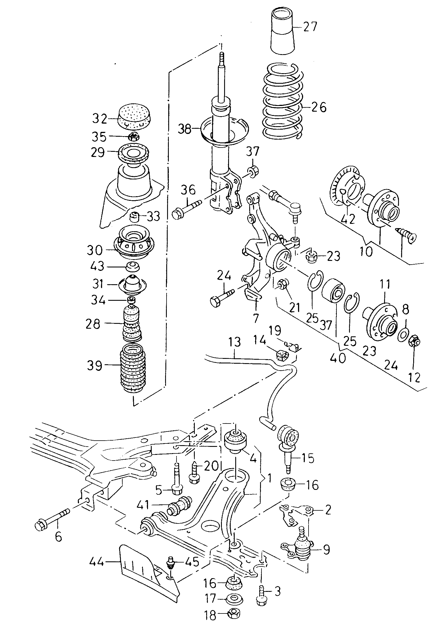 Seat 357407613B - Bearing Kit, wheel hub onlydrive.pro