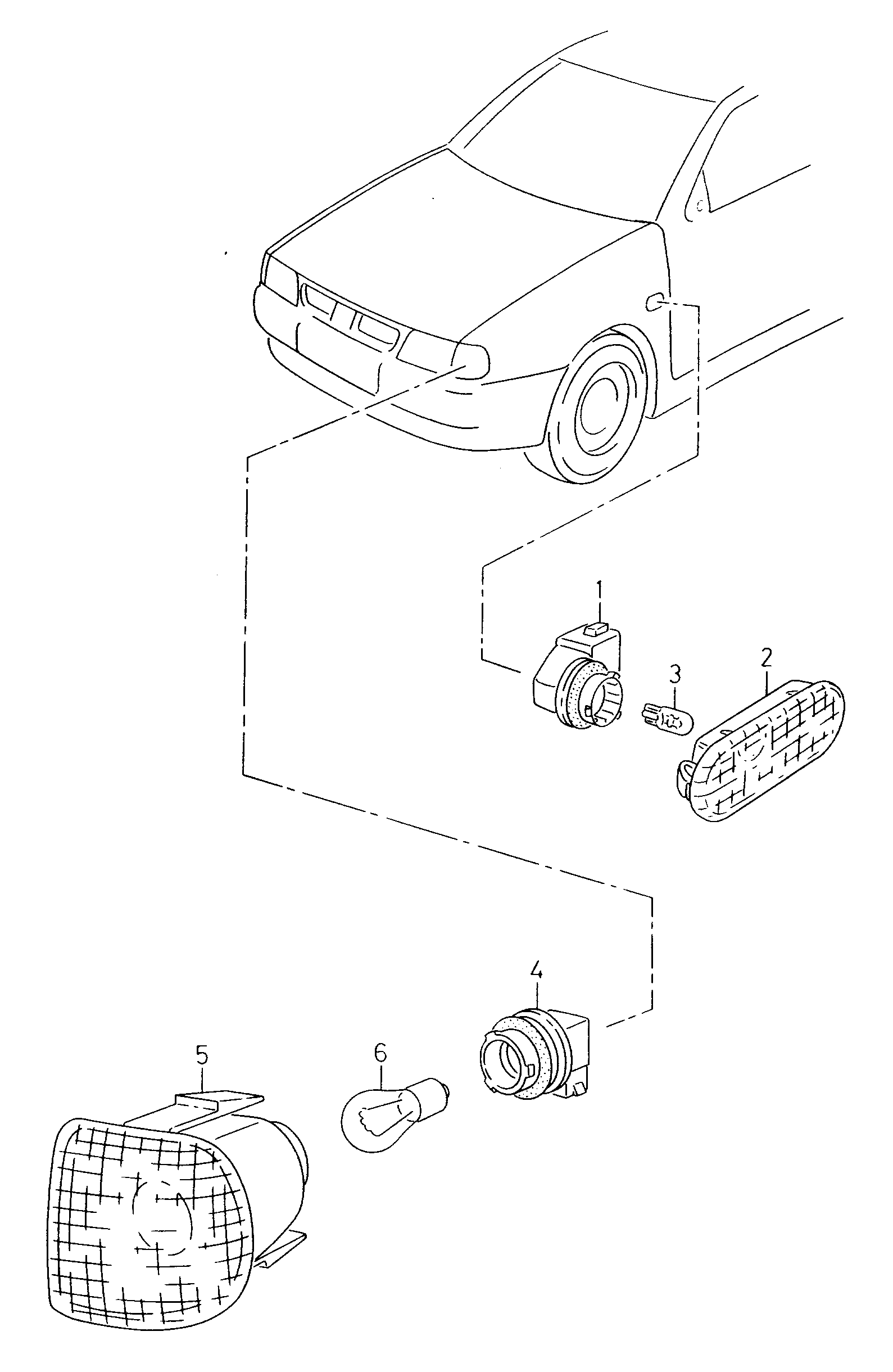 VAG 3A0949101A - Pagrieziena signāla lukturis onlydrive.pro